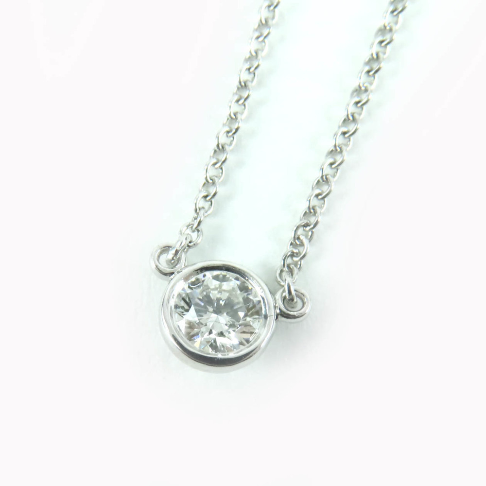 TIFFANY Silver Diamond Necklace